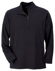 Ash City - North End Sport Red Men's Long Sleeve Polyester Pinstripe Half-Zip Mock