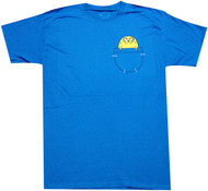 Adventure Time Jake in Pocket Adult T-Shirt