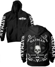 DC Comics Batman Spirit Board Dark Knight Adult Zip Hoodie