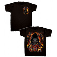 Sons of Anarchy Reaper Flames Adult T-shirt
