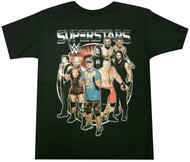 WWE Eight Superstars Group Photo Juvenile T-Shirt