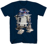Star Wars Vertical Hold R2D2 Adult T-Shirt