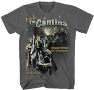 Star Wars The Cantina Boba Fett Adult T-Shirt