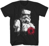Star Wars Stormtroopers Storm Painting Adult T-Shirt