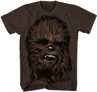 Star Wars Chewy Face Adult T-Shirt