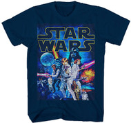 Star Wars Battle Cover Team Up Youth T-Shirt