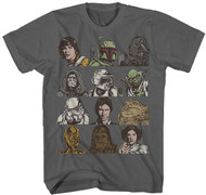 Star Wars Famous People Youth T-Shirt