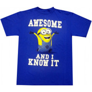 Despicable Me - Awesome And I Know It Juvy and Youth T-shirt