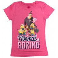 Despicable Me Normal Is Boring Juniors T-Shirt