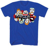 Maroon 5 Cartoon Logo Adult T-Shirt