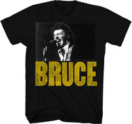 Bruce Springsteen Live Head Shot Photo Adult T-Shirt