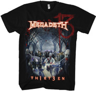 Megadeth Zombie Group 13 Adult T-Shirt