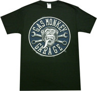 Gas Monkey Garage - Faux Stitched Patch Adult T-Shirt
