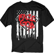 Batman VS Superman - False God Flag Graffiti Logo Adult T-Shirt