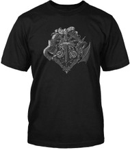 Minecraft Heroes Crest Adult T-Shirt
