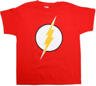 Flash Logo With Silver Foil Youth T-Shirt