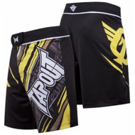 TapouT 4 Way Stretch Performance Fight Shorts (Yellow)
