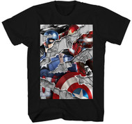 Captain America Civil War - Uncivilized Adult T-Shirt