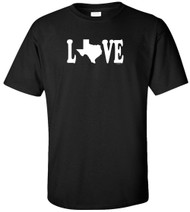 Love Texas Adult T-Shirt