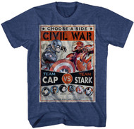 Captain America Civil War - Culmination Adult T-Shirt