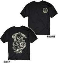 Sons Of Anarchy Reaper Circle Logo Adult T-shirt