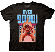 Dragon Ball Z Over 9000 Adult T-shirt
