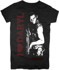 The Walking Dead I Heart Daryl Juniors T-Shirt