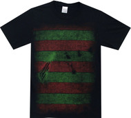 A Nightmare on Elm Street Freddy Kreuger Costume Reversible Mask Adult T-Shirt