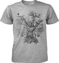 Metal Hand Tree Guitars Adult T-Shirt