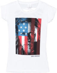 Sons Of Anarchy Jax Flag Juniors T-Shirt