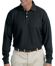 Chestnut Hill Men's Long Sleeve Performance Plus Piqu Polo