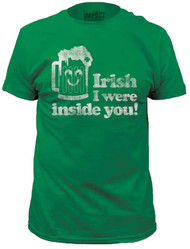 Irish I Were Inside You Adult T-Shirt