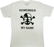 Breaking Bad Remember My Name Skull Adult T-Shirt
