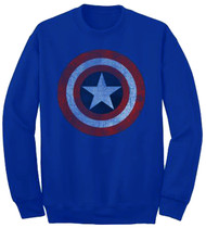Marvel Captain America Star Shield Crew Fleece