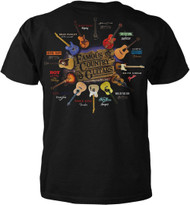 Famous C & W Country & Western Guitars Adult T-Shirt