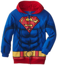 DC Comics Superman Puffed Zip Up Youth Hoodie