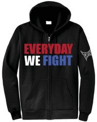 TapouT Everyday We Fight Zip Up Hoodie