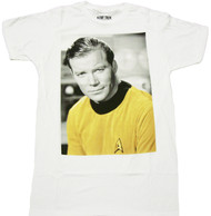 Star Trek Kirk Photo Adult T-Shirt