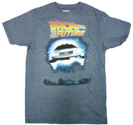 Back to the Future Blue Future Adult T-Shirt