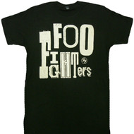 Foo Fighters Random Letters Logo Adult T-Shirt
