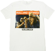 Sublime Rolling Stoned Weed Photo Adult T-Shirt