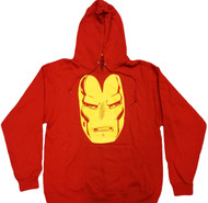 Marvel Ironman Pull Over Fleece Hoodie