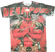 Marvel Deadpool Deadly Skills Adult T-Shirt