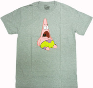 Spongebob Squarepants Surprised Patrick Star Spongebob Adult T-Shirt