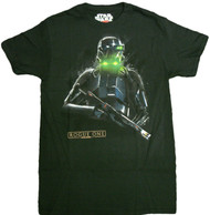 Star Wars Rogue One Green Death Adult T-Shirt