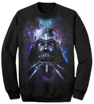 Star Wars Darth Vader Galaxy In Space Crew Fleece 