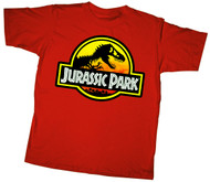 Jurassic Park Outlined Logo Youth T-Shirt