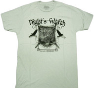 HBO'S Game of Thrones - Nights Watch Oath Adult T-Shirt