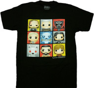 HBO'S Game of Thrones - Funko Character Boxes Adult T-Shirt