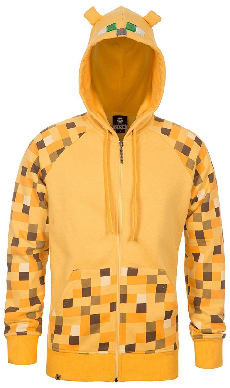 minecraft zip hoodie